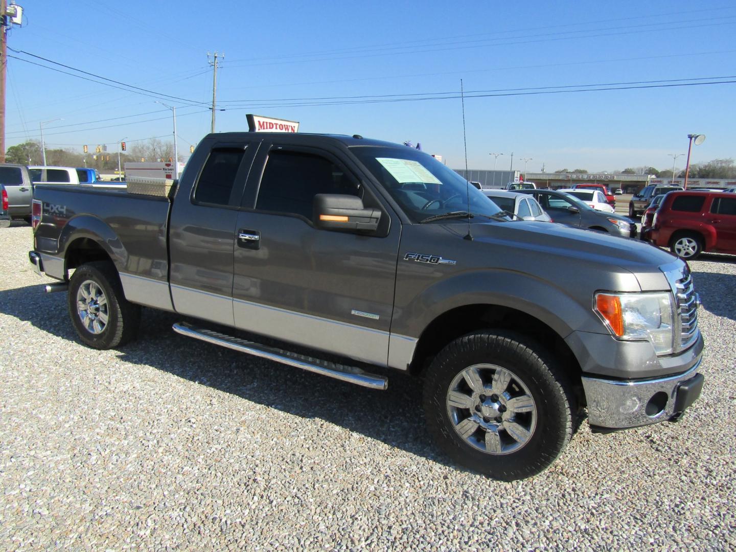 2012 Gray /Gray Ford F-150 FX4 SuperCab 6.5-ft. Bed 4WD (1FTFX1ET1CF) with an 3.5L V6 TURBO engine, Automatic transmission, located at 15016 S Hwy 231, Midland City, AL, 36350, (334) 983-3001, 31.306210, -85.495277 - Photo#0